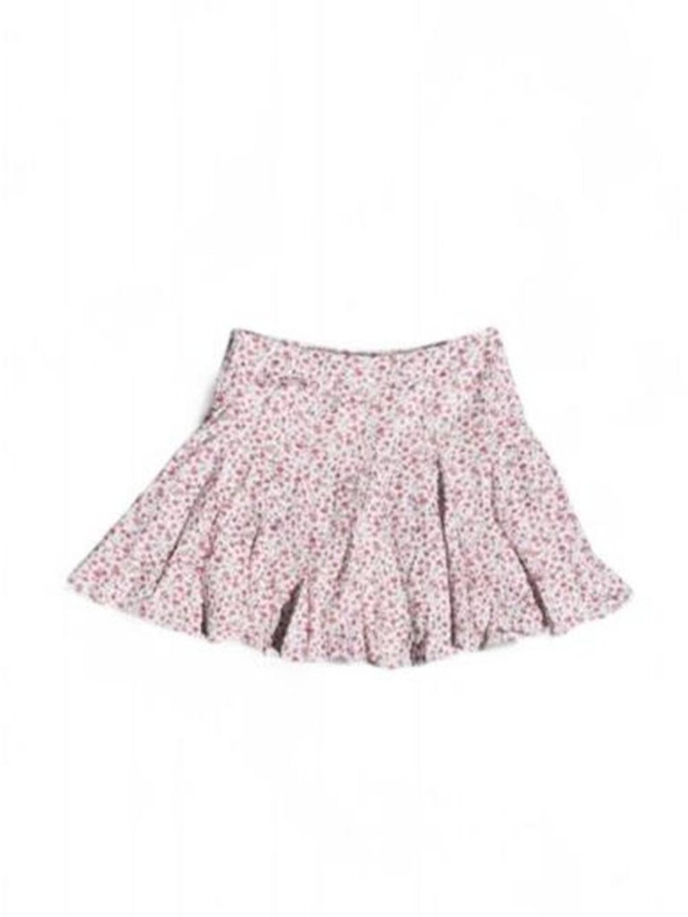 Lulus Pink Floral Pleated Tennis Mini Skirt Coquette Preppy Size M